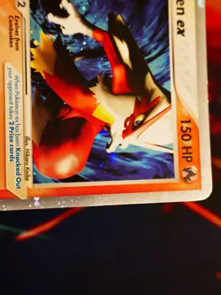 MP Pokemon BLAZIKEN EX Card TEAM MAGMA VS AQUA Set 89/95 Holo Foil Rare 2004 - Image 5