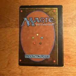 Extremly Miscut 1994 Magic The Gathering Word Of Binding Card ERROR - Image 2