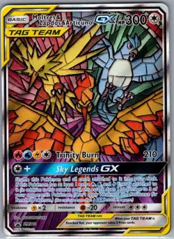 Moltres & Zapdos & Articuno GX SM210 SM Promos - Pokemon Card - NM - Image 1
