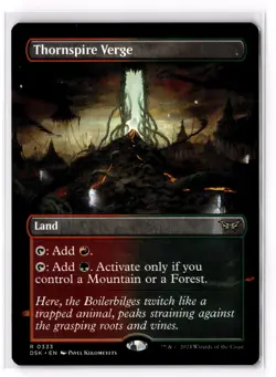 Thornspire Verge (Borderless) 333 Duskmourn: House of Horror Normal NM - Image 1