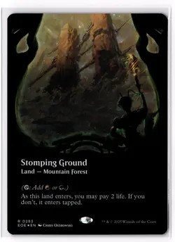Stomping Ground (Borderless) 283 Edge of Eternities Foil NM - Image 1