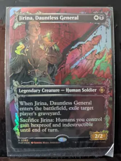 Jirina, Dauntless General - Showcase Foil 82 MAT MTG SealedinSleeve - Image 1