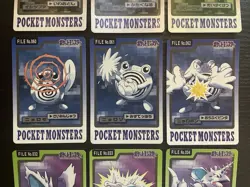 Pokemon Carddass 1997 Lot Set of 9 cards Golem Poliwrath Nidoking etc. BANDAI - Image 3