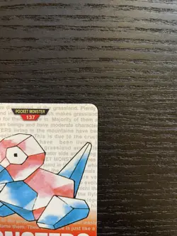 Pokemon Carddass 1996 cards Set #113 Chansey #137 Porygon BANDAI - Image 4