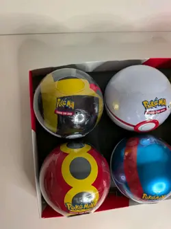 6 x Pokemon TCG Pokeball Tins Pokeball Ball - E25 18 Booster Packs New & Sealed - Image 2