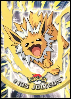 Pokemon 2000 Topps TV Animation Edition Series 3 #132 Jolteon Blue Logo - Image 1