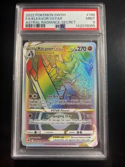 Kleavor Vstar 196/189 Secret Rare Astral Radiance Pokemon PSA 9 *329 - Image 1