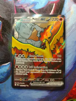Pokemon TCG Team Rockets Moltres EX#208/182 Destined Rivals - Image 1