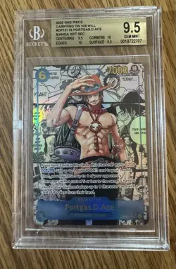 2025 One Piece Carrying on His Will OP13119 Portgas D. Ace Manga BGS 9.5 GEM - Image 1