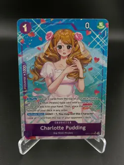 Charlotte Pudding (Alternate Art) OP11-070 A Fist of Divine Speed One Piece MP - Image 1