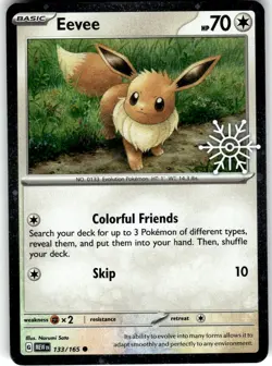 Eevee (Holiday Calendar) Common Miscellaneous Cards & Products 133/165 LP - Image 1
