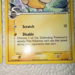 Pokemon TCG Psyduck 2-Card Lot Platinum + EX Delta Species 87/127 81/110 - Image 5