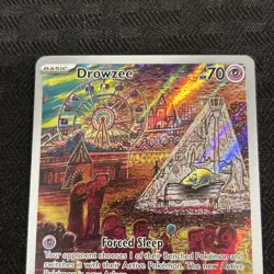 Pokemon Drowzee 210/198 Illustration Rare Full Art Holo SV01 Card - Image 2