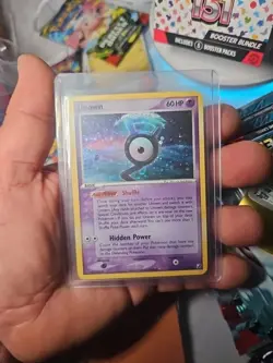 Unown T/28 Ex Unseen Forces Holo Secret Rare Pokemon Card - Image 1