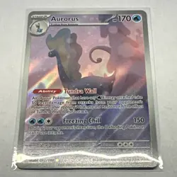 Pokemon Aurorus 092/088 Foil Ability Stage 2 Dinosaur HP 170 Attack 150 Card - Image 1