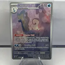 Pokemon Aurorus 092/088 Foil Ability Stage 2 Dinosaur HP 170 Attack 150 Card - Image 3