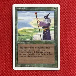MTG {FASTBOND} Revised Edition Regular Rare #194 Unplayed NM/MINT!!! - Image 1