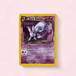 Pokemon Dark Espeon 4/105 Neo Destiny Holo Card - Image 1