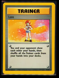 1999 Pokemon TCG Lass Base Set #075/102 - Image 1