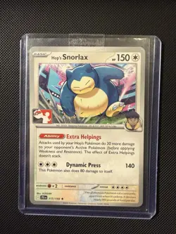 Hop’s Snorlax 117/159 Prize Pack Series Stamped Non-Holo - NM Pokemon TCG - Image 1