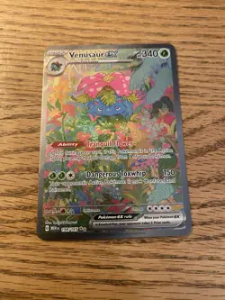 Pokemon Venusaur ex 198/165 Scarlet & Violet 151 Full Art SIR Holo ENG 2023 - Image 1