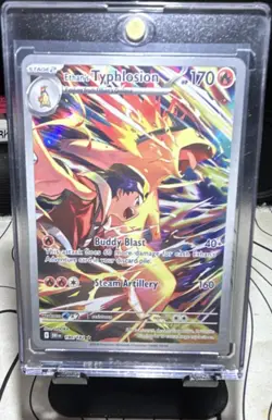 Ethan's Typhlosion 190/182 Sv10 Destined Rivals Illustration Rare Holo FA - Image 1