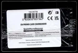 Charmander 004/165 Pokemon 151 EB Games Stamped Promo Pokemon Card Sealed - Image 2
