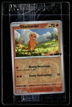 Charmander 004/165 Pokemon 151 EB Games Stamped Promo Pokemon Card Sealed - Image 1