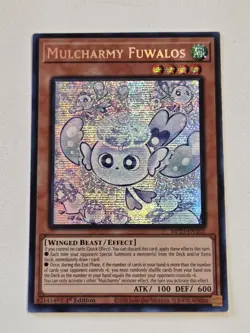 Mulcharmy Fuwalos MP25-EN102 Prismatic Secret Rare Yugioh 2025 Mega Pack PSR - Image 1