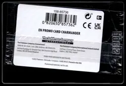 Charmander 004/165 Pokemon 151 EB Games Stamped Promo Pokemon Card Sealed - Image 2