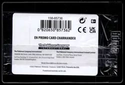 Charmander 004/165 Pokemon 151 EB Games Stamped Promo Pokemon Card Sealed - Image 2