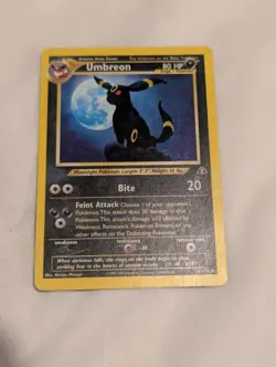 Pokemon Umbreon Neo Discovery Holo Card 13/75 Unlimited 2001 Original Moonbreon - Image 5