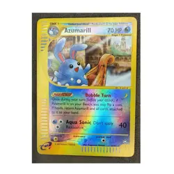 Pokemon Azumarill 4/147 Aquapolis Reverse Holo Rare Card Pokemon TCG English - Image 1