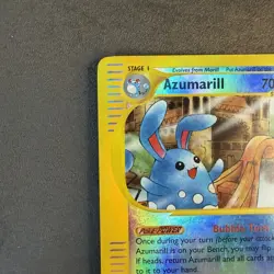 Pokemon Azumarill 4/147 Aquapolis Reverse Holo Rare Card Pokemon TCG English - Image 3