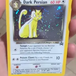 Pokemon Dark Persian 17/53 Wotc Promo Holo GIOVANNIS EYES Wizards Pokemon Card - Image 1