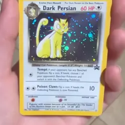 Pokemon Dark Persian 17/53 Wotc Promo Holo GIOVANNIS EYES Wizards Pokemon Card - Image 2