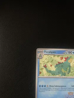 Pokemon TCG Feraligatr 213 SV Promo Illustration Contest 2024 EN 140 - Image 2