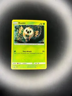 Rowlet - SM01 Holo Promo Sun & Moon Promo Pokemon Near Mint - Image 1