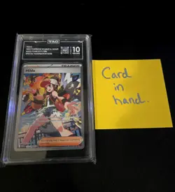 Hilda White Flare 171/086 Graded TAG 10 Pokemon Card - Image 3