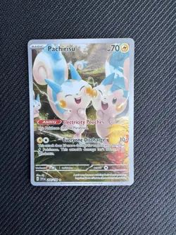 Pachirisu 208/198 Scarlet & Violet Base Set – Secret Rare Holo Pokemon TCG - Image 1