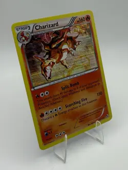 Pokemon TCG Charizard Legendary Treasures Holo Rare Card 19/113 - Image 2
