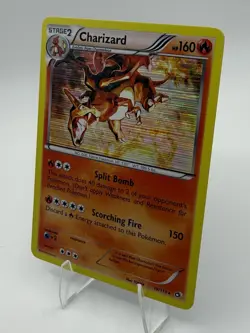 Pokemon TCG Charizard Legendary Treasures Holo Rare Card 19/113 - Image 3