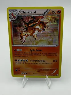 Pokemon TCG Charizard Legendary Treasures Holo Rare Card 19/113 - Image 4