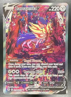 2023 Pokemon Sword & Shield Crown Zenith Zamazenta V Galarian Gallery #GG54/GG70 - Image 1