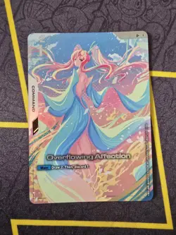 Overflowing Affection - GD01-118 - U+ Alternate Art - Gundam TCG Card Game - Image 1