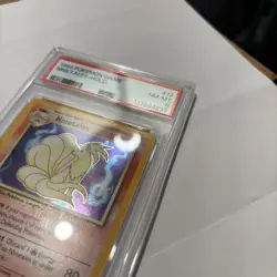 1999 Pokemon Base Set Unlimited Ninetales #12 Holo Rare 12/102 - PSA 8 NM-MT - Image 5