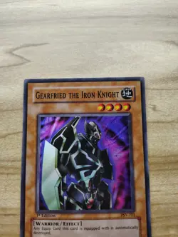 Yu-Gi-Oh! - Gearfried The Iron Knight - 1st Edition - Super Rare / Holo PSV-101 - Image 2
