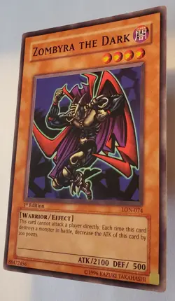 Yu-Gi-Oh Zombyra the Dark LON-074 Labyrinth of Nightmare Original 2003 1st Ed NM - Image 4