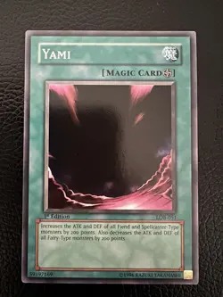 Yami LOB-051 NM Legend Of Blue Eyes White Dragon 1st Edition Yugioh Card NM - Image 1