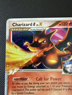 Charizard G Lv.X 143/147 Supreme Victors Holo Card *With Fire Breath Swirl!* LP - Image 4